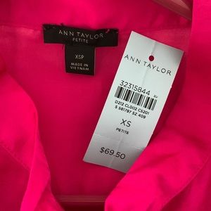 Ann Taylor petite Pink Blouse